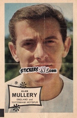 Sticker Alan Mullery - Footballers 1967-1968
 n. ES10 - A&BC
