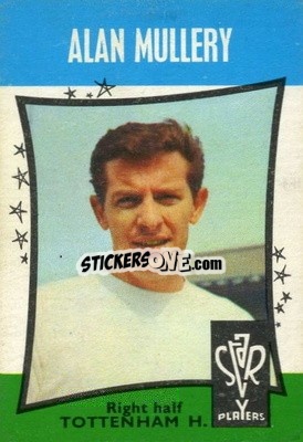 Sticker Alan Mullery - Footballers 1967-1968
 - A&BC