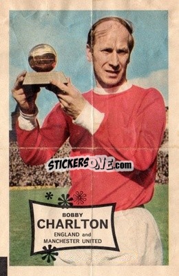 Sticker Bobby Charlton - Footballers 1967-1968
 n. ES4 - A&BC