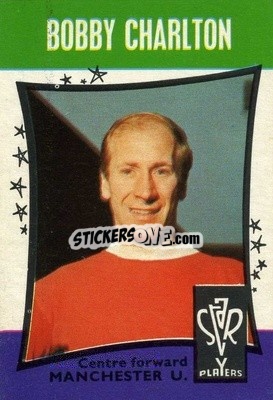 Sticker Bobby Charlton - Footballers 1967-1968
 n. 21 - A&BC