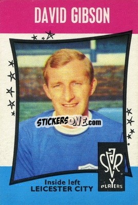 Sticker David Gibson - Footballers 1967-1968
 n. 52 - A&BC