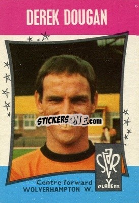 Sticker Derek Dougan - Footballers 1967-1968
 n. 45 - A&BC
