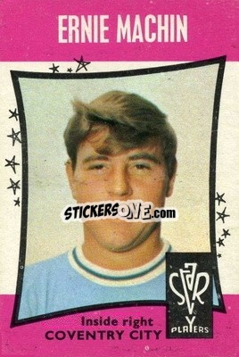Cromo Ernie Machin - Footballers 1967-1968
 n. 34 - A&BC