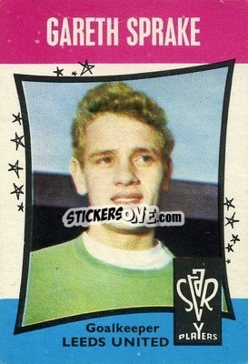 Sticker Gary Sprake - Footballers 1967-1968
 - A&BC