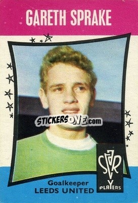 Cromo Gary Sprake - Footballers 1967-1968
 n. 54 - A&BC
