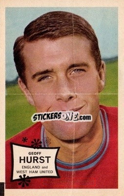 Sticker Geoff Hurst - Footballers 1967-1968
 - A&BC
