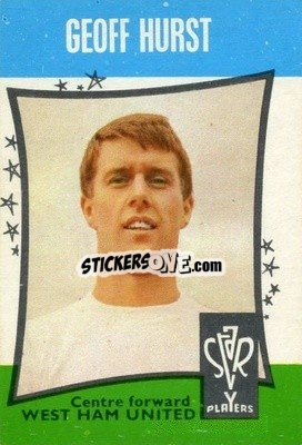 Sticker Geoff Hurst - Footballers 1967-1968
 n. 2 - A&BC