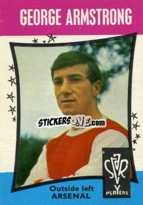 Sticker George Armstrong - Footballers 1967-1968
 n. 50 - A&BC