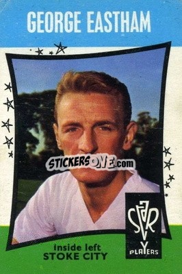 Sticker George Eastham - Footballers 1967-1968
 n. 7 - A&BC