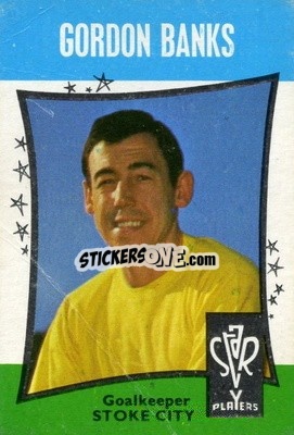 Sticker Gordon Banks - Footballers 1967-1968
 n. 4 - A&BC