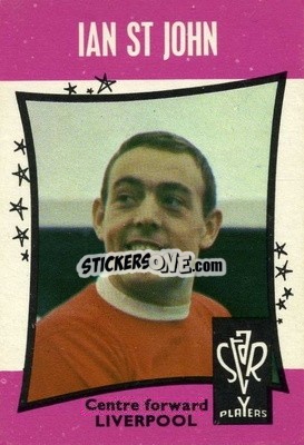 Cromo Ian St. John - Footballers 1967-1968
 n. 44 - A&BC