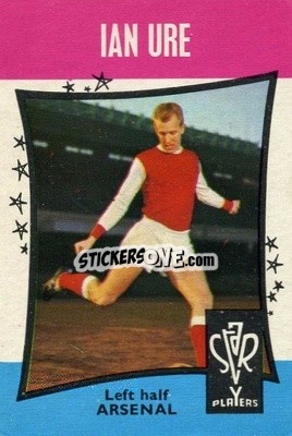 Sticker Ian Ure - Footballers 1967-1968
 n. 53 - A&BC