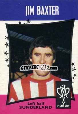 Sticker Jim Baxter - Footballers 1967-1968
 - A&BC