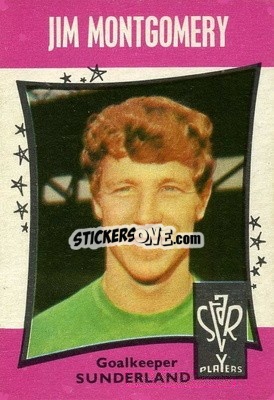 Sticker Jim Montgomery - Footballers 1967-1968
 - A&BC