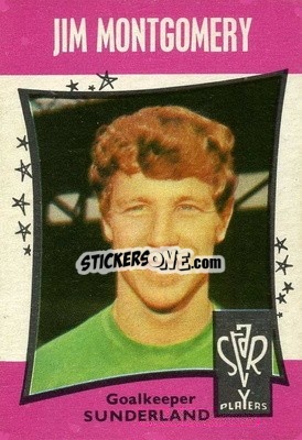 Sticker Jim Montgomery - Footballers 1967-1968
 n. 42 - A&BC
