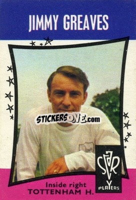 Sticker Jimmy Greaves - Footballers 1967-1968
 n. 27 - A&BC