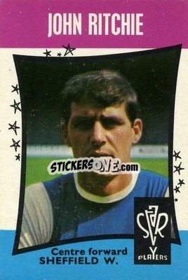 Sticker John Ritchie - Footballers 1967-1968
 - A&BC