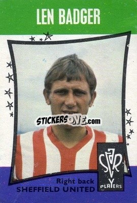 Cromo Len Badger - Footballers 1967-1968
 - A&BC