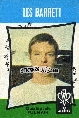 Sticker Les Barrett - Footballers 1967-1968
 - A&BC