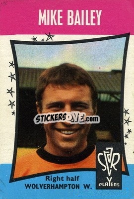 Sticker Mike Bailey - Footballers 1967-1968
 n. 47 - A&BC