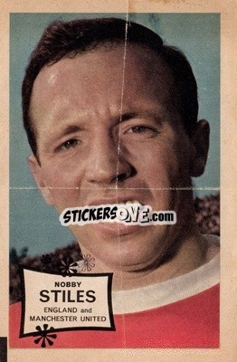 Sticker Nobby Stiles - Footballers 1967-1968
 - A&BC