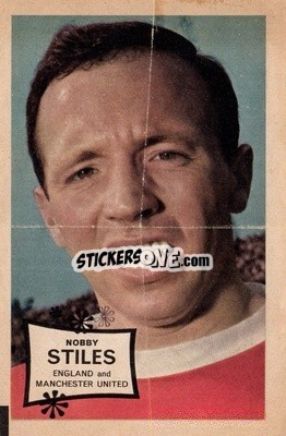 Sticker Nobby Stiles - Footballers 1967-1968
 n. ES11 - A&BC