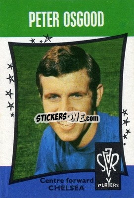 Sticker Peter Osgood - Footballers 1967-1968
 - A&BC