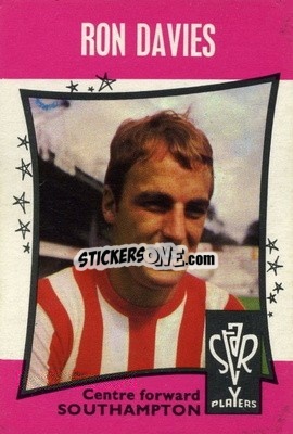 Sticker Ron Davies - Footballers 1967-1968
 n. 40 - A&BC