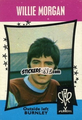 Sticker Willie Morgan - Footballers 1967-1968
 - A&BC