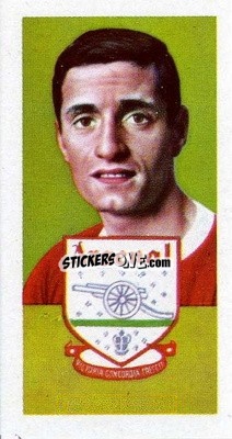 Sticker Frank McLintock - Famous Footballers (A15) 1967-1968
 n. 25 - Barratt & Co.
