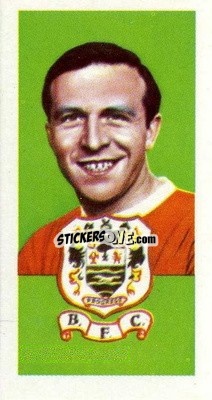 Sticker Jimmy Armfield - Famous Footballers (A15) 1967-1968
 - Barratt & Co.
