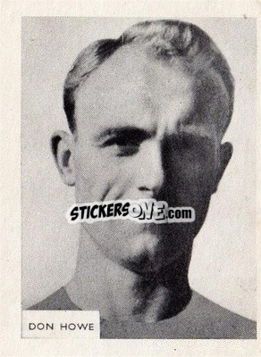 Sticker Don Howe - Footballers 1966-1967
 - A&BC