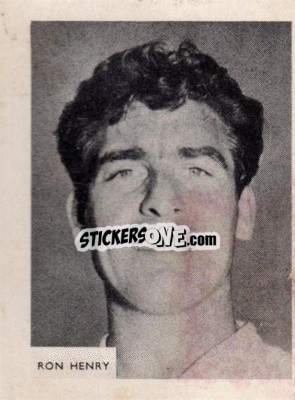 Sticker Ron Henry - Footballers 1966-1967
 n. 165 - A&BC