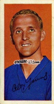 Sticker Alex Young - Famous Footballers (A14) 1966-1967
 - Barratt & Co.
