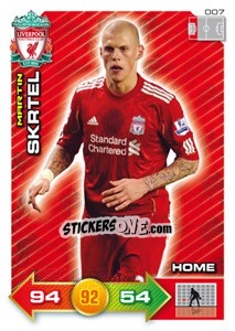 Sticker Martin Skrtel - Liverpool FC 2011-2012. Adrenalyn XL n. 7 - Panini