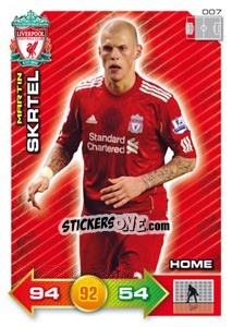 Figurina Martin Skrtel - Liverpool FC 2011-2012. Adrenalyn XL - Panini