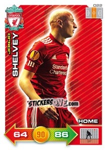 Figurina Jonjo Shelvey - Liverpool FC 2011-2012. Adrenalyn XL - Panini