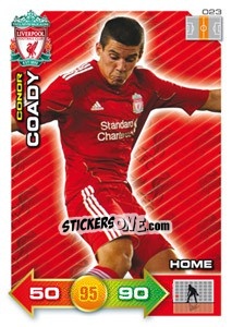 Sticker Conor Coady - Liverpool FC 2011-2012. Adrenalyn XL n. 23 - Panini