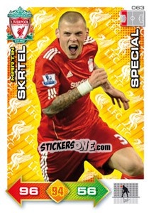 Sticker Martin Skrtel - Liverpool FC 2011-2012. Adrenalyn XL n. 63 - Panini
