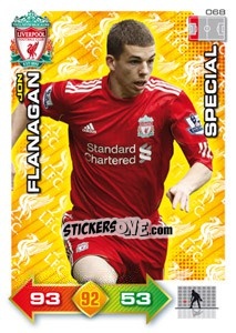 Cromo Jon Flanagan - Liverpool FC 2011-2012. Adrenalyn XL n. 68 - Panini