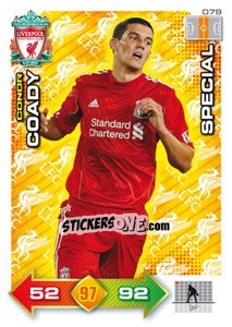 Sticker Conor Coady - Liverpool FC 2011-2012. Adrenalyn XL - Panini