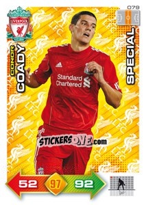 Sticker Conor Coady - Liverpool FC 2011-2012. Adrenalyn XL n. 79 - Panini