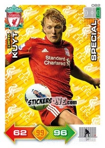 Sticker Dirk Kuyt - Liverpool FC 2011-2012. Adrenalyn XL n. 82 - Panini