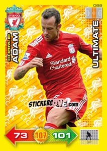 Sticker Charlie Adam - Liverpool FC 2011-2012. Adrenalyn XL - Panini