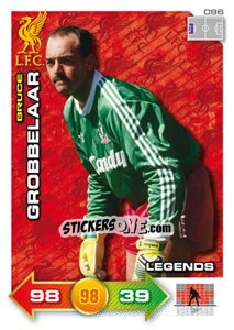 Sticker Bruce Grobbelaar - Liverpool FC 2011-2012. Adrenalyn XL n. 96 - Panini