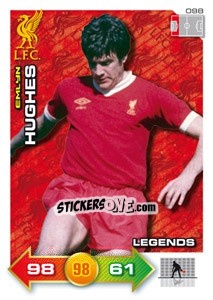 Figurina Emlyn Hughes - Liverpool FC 2011-2012. Adrenalyn XL - Panini