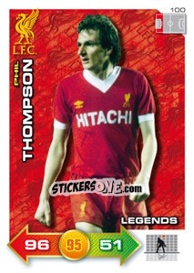 Cromo Phil Thompson - Liverpool FC 2011-2012. Adrenalyn XL n. 100 - Panini