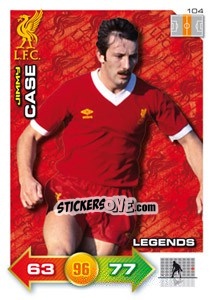 Sticker Jimmy Case - Liverpool FC 2011-2012. Adrenalyn XL n. 104 - Panini