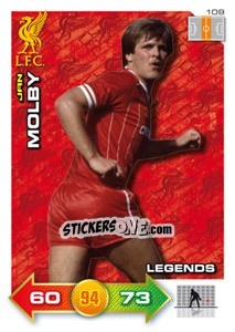 Cromo Jan Molby - Liverpool FC 2011-2012. Adrenalyn XL n. 109 - Panini