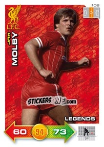 Sticker Jan Molby - Liverpool FC 2011-2012. Adrenalyn XL - Panini